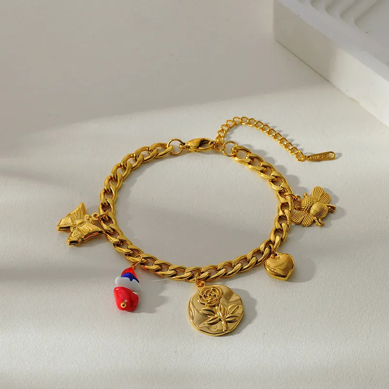 Bracelet Charms Dorés