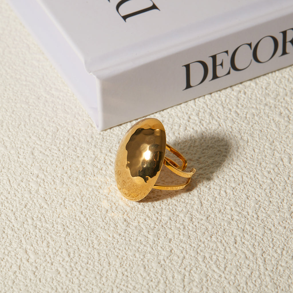 Bague Soleil Martelé