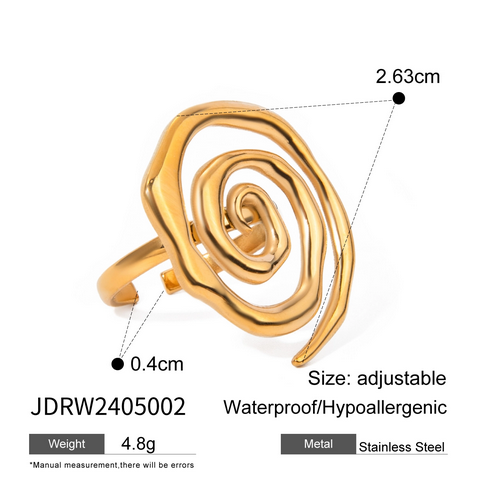 Bague spirale