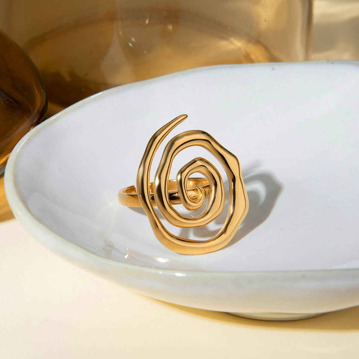 Bague spirale