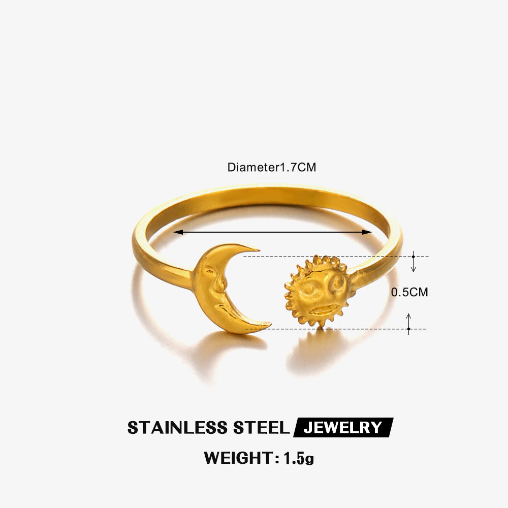 Bague Soleil & Lune