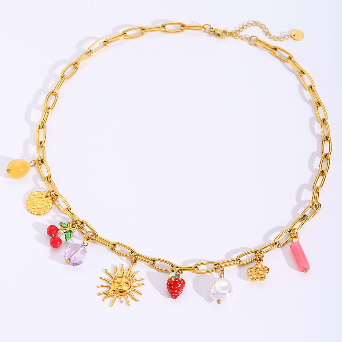 Collier Charms Soleil d’Été