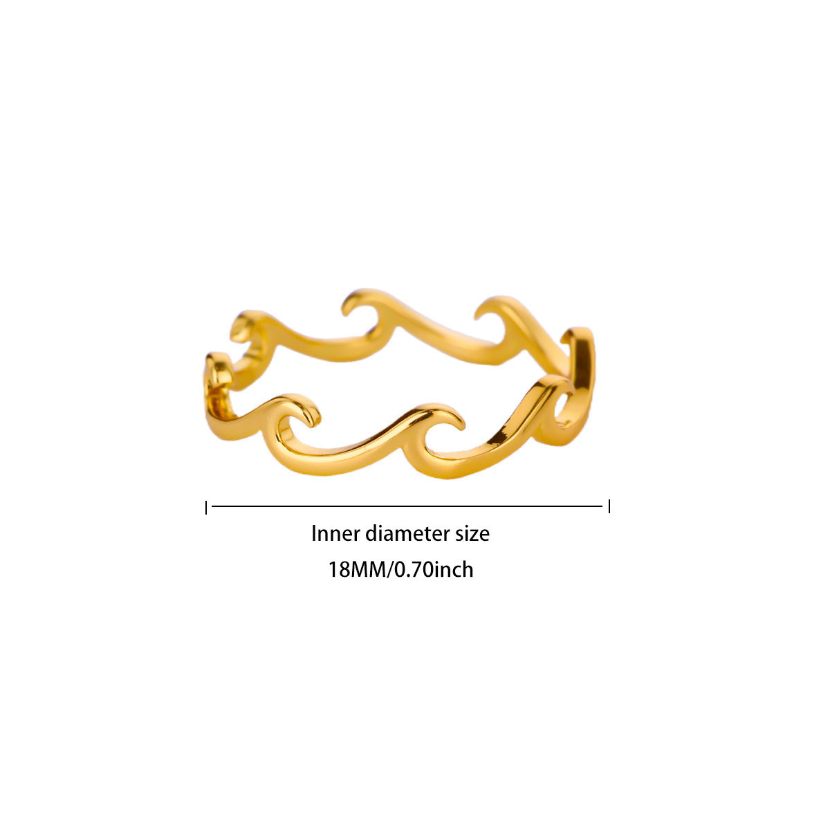 Bague Vagues d’Or