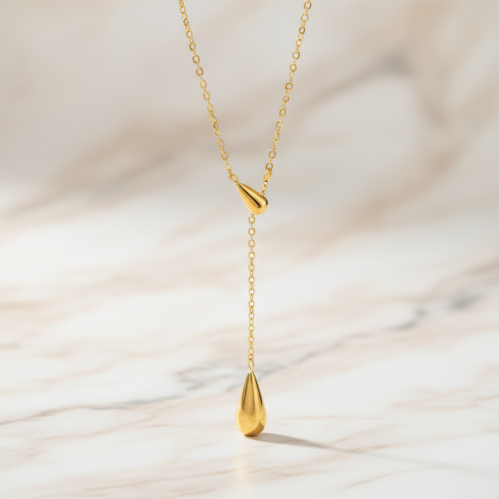 Collier Goutte Dorée