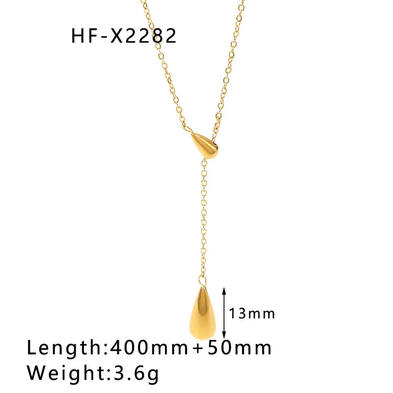 Collier Goutte Dorée