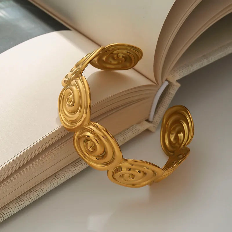 Bracelet Spirale Dorée